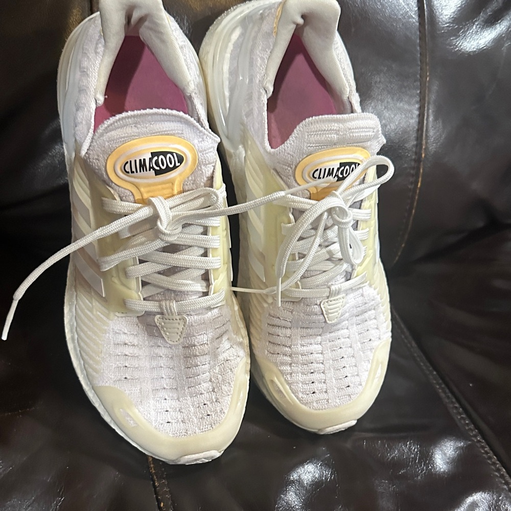 adidas ClimaCool White and Cream Sneakers